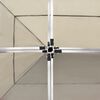 vidaXL Profesjonelt foldbart festtelt aluminium 6x3 m krem