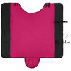 vidaXL Hestepledd Rosa og svart 125 cm Polyester