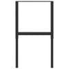 vidaXL Justerbare arbeidsbenkerammer 2 stk metall 55x(69-95,5)cm svart