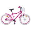 vidaXL Barnesykkel 18 Tommer for 5-7 &aring;r gammel Rosa