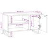 vidaXL TV Enheter Valn&oslash;tt 80 x 33 x 46 cm Konstruert tre