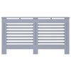 vidaXL Radiatordeksel antrasitt 152x19x81,5 cm MDF