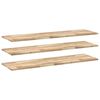 vidaXL Flytende hyller 3 stk 160x40x2 cm ubehandlet heltre akasie
