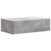 vidaXL Vegghengt Sidebord 59 x 34,5 x 17 cm Konstruert tre Betonggr&aring;