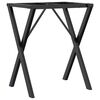 vidaXL Ben for spisebord X-ramme 60x50x73 cm st&aring;l
