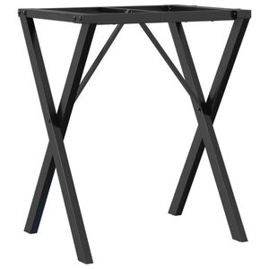 vidaXL Ben for spisebord X-ramme 60x50x73 cm st&aring;l