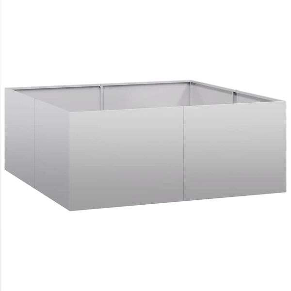 vidaXL Plantekasse 100x100x40 cm galvanisert st&aring;l
