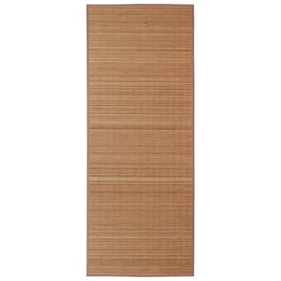 Teppe naturlig bambus rektangulært 150 x 200 cm