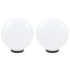 vidaXL Lampesett LED 2 stk sf&aelig;risk 30 cm PMMA