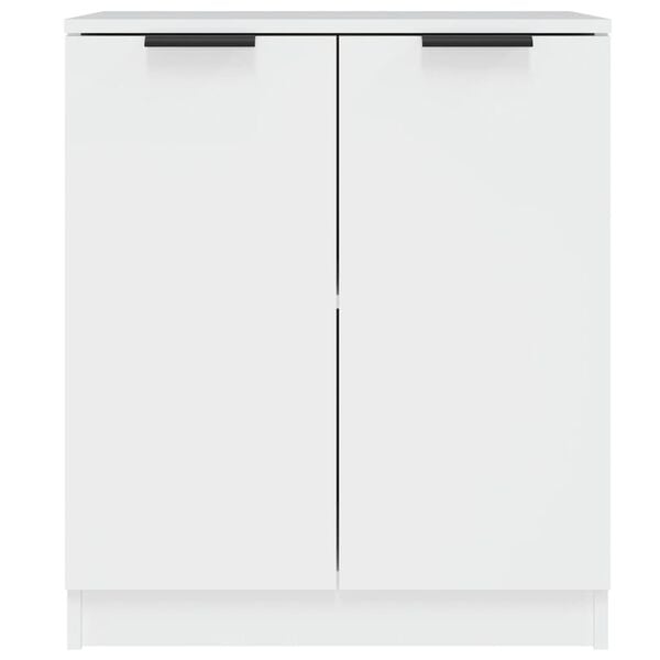 vidaXL Skjenk hvit 60x30x70 cm konstruert tre