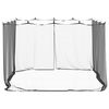 vidaXL Myggnett for utendørs 220 mesh svart 300x300x200 cm