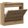 vidaXL Skooppbevaringsskap artisan eik 60 x 21 x 57 cm Konstruert tre