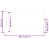 vidaXL Uttrekkbar sidemarkise 160x300 cm brun