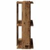vidaXL Bokhylle 3 etasjer gammelt tre 60x30x80 cm konstruert tre
