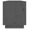 vidaXL TV-benk grå 110,5x34x40 cm heltre furu