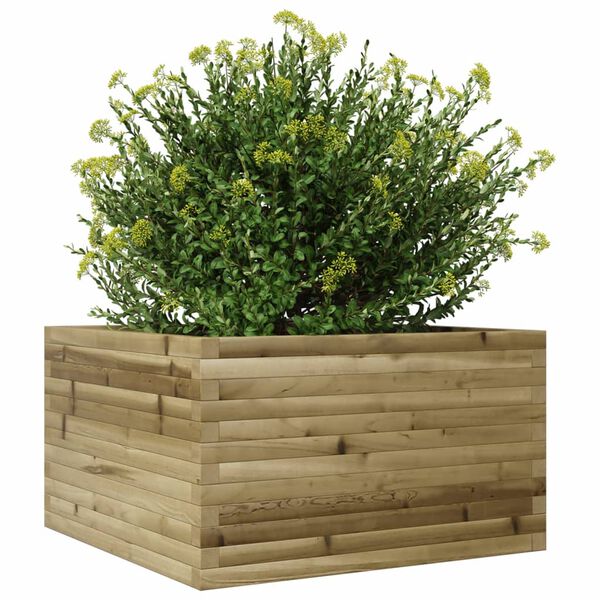 vidaXL Plantekasse 80x80x45,5 cm impregnert furu