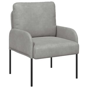 vidaXL Sofaer med pute Lysegr&aring; 60 x 56 x 80 cm Kryssfin&eacute;r