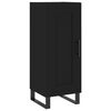 vidaXL Highboard svart 34,5x34x180 cm konstruert tre