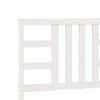 vidaXL Sengegavl hvit 206x4x100 cm heltre furu