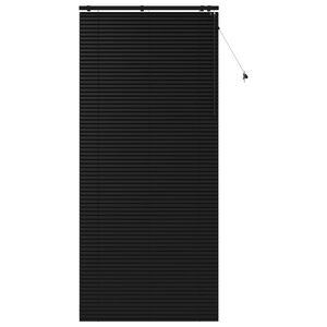 vidaXL Venetiansk persienne Svart 100 x 250 cm 35 mm