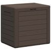 vidaXL Putekasse for hage brun 58,5x46x55 cm polypropylen