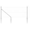 vidaXL Gjerdep&aring;le Galvanisert 100 x 0,8 m St&aring;l