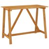 vidaXL Utend&oslash;rs barbord 140x70x104 cm heltre akasie