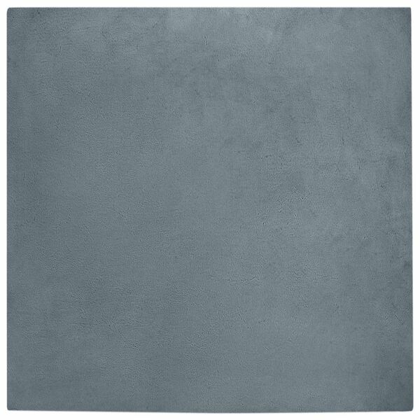 vidaXL Kunstpels Kanin Teppe Olite Antrasitt 160 x 160 cm Polyester