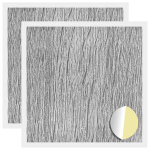 vidaXL Klebende skrue deksel 2 pcs Gr&aring; Sonoma &Oslash; 20 x 0,5 mm