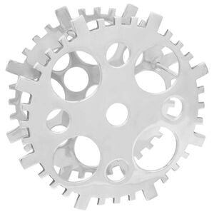 vidaXL Vinhylle sølv 39 x 39 x 14 cm Aluminium