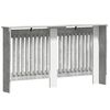 vidaXL Radiator Deksel Betonggr&aring; 152 x 19 x 81,5 cm Konstruert tre