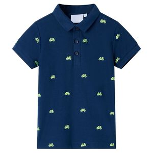 vidaXL Poloskjorte for barn kaki 92