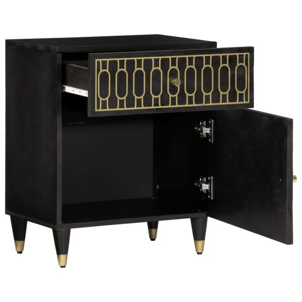 vidaXL Nattbord 50x33x60 cm heltre mango