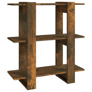 vidaXL Bokhylle/romdeler r&oslash;kt eik 80x30x87 cm