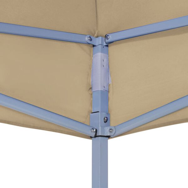 vidaXL Teltduk for festtelt 3x3 m beige 270 g/m²