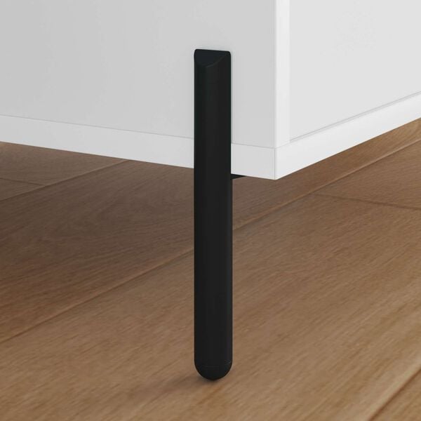 vidaXL M&oslash;belf&oslash;tter 2 pcs Svart 0 Jern