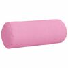 vidaXL Bolster puter 2 pcs Rosa Ø 15 x 40 cm stoff