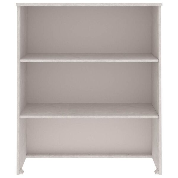 vidaXL Skjenketopp HAMAR hvit 85x35x100 cm heltre furu