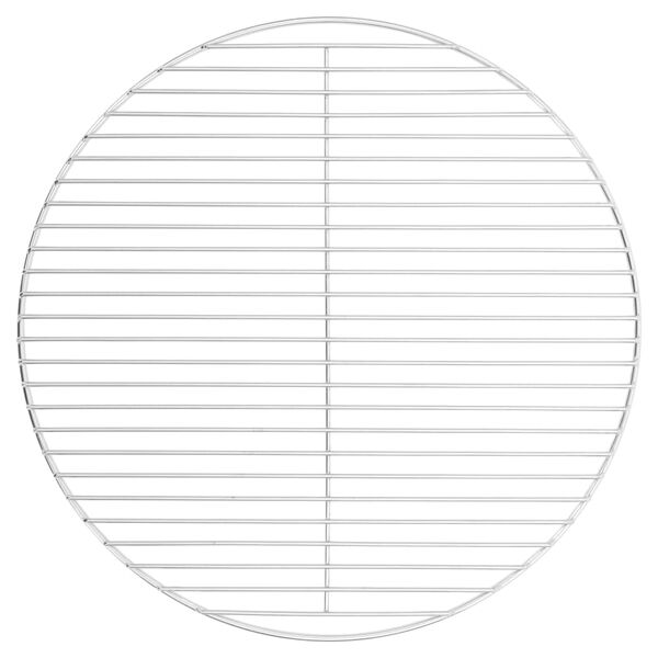 vidaXL Grillrist rund &Oslash;50 cm 304 rustfritt st&aring;l