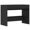 vidaXL Skrivebord svart eik 101x50x76,5 cm konstruert tre