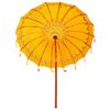 vidaXL Balinesisk Parasol Gul 185 x 185 x 260 cm