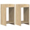 vidaXL Planteholder 2 stk. Sonoma eik 30 x 30 x 60 cm Konstruert tre