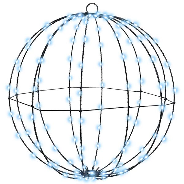 vidaXL Kule med 160 LED Kaldhvit 50,5 x 50,5 x 52 cm Metall