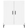 vidaXL Highboard hvit 69,5x34x180 cm konstruert tre