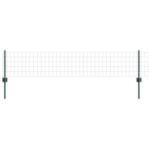 vidaXL Sveist tr&aring;dgjerde 10 x 0,4 m (B x H) PVC-belagt st&aring;l Gr&oslash;nn Mesh
