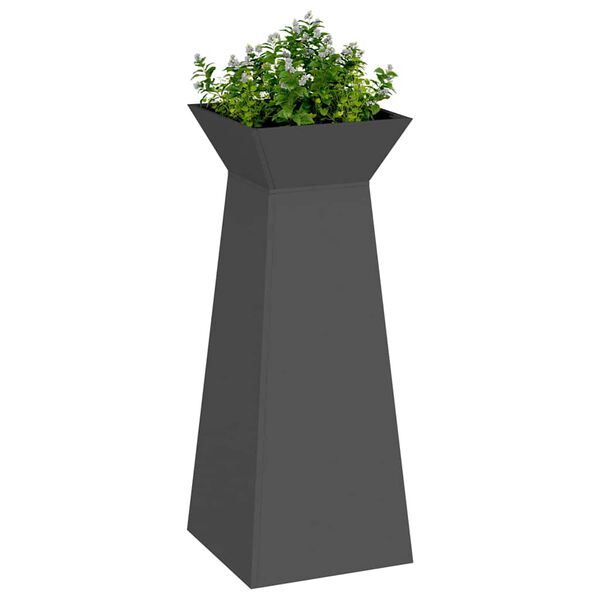 vidaXL S&oslash;yleplanter 2 pcs Svart 40 x 40 x 100 cm