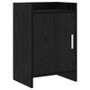 vidaXL Nattbord Svart eik 40 x 30 x 60 cm Konstruert tre