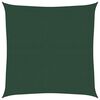 vidaXL Solseil 160 g/m&sup2; m&oslash;rkegr&oslash;nn 4,5x4,5 m HDPE