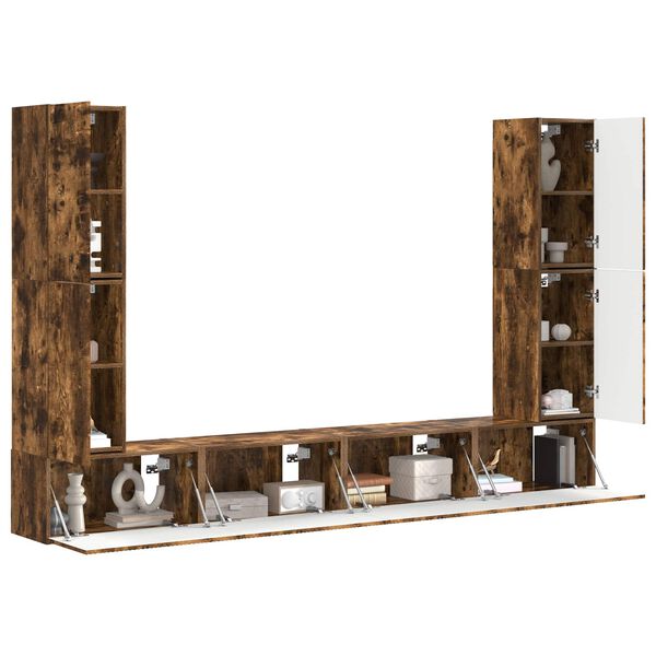 vidaXL 4 pcs R&oslash;kt eik