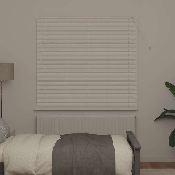 vidaXL Venetiansk persienne Justerbar Hvit 150 x 130 cm PVC